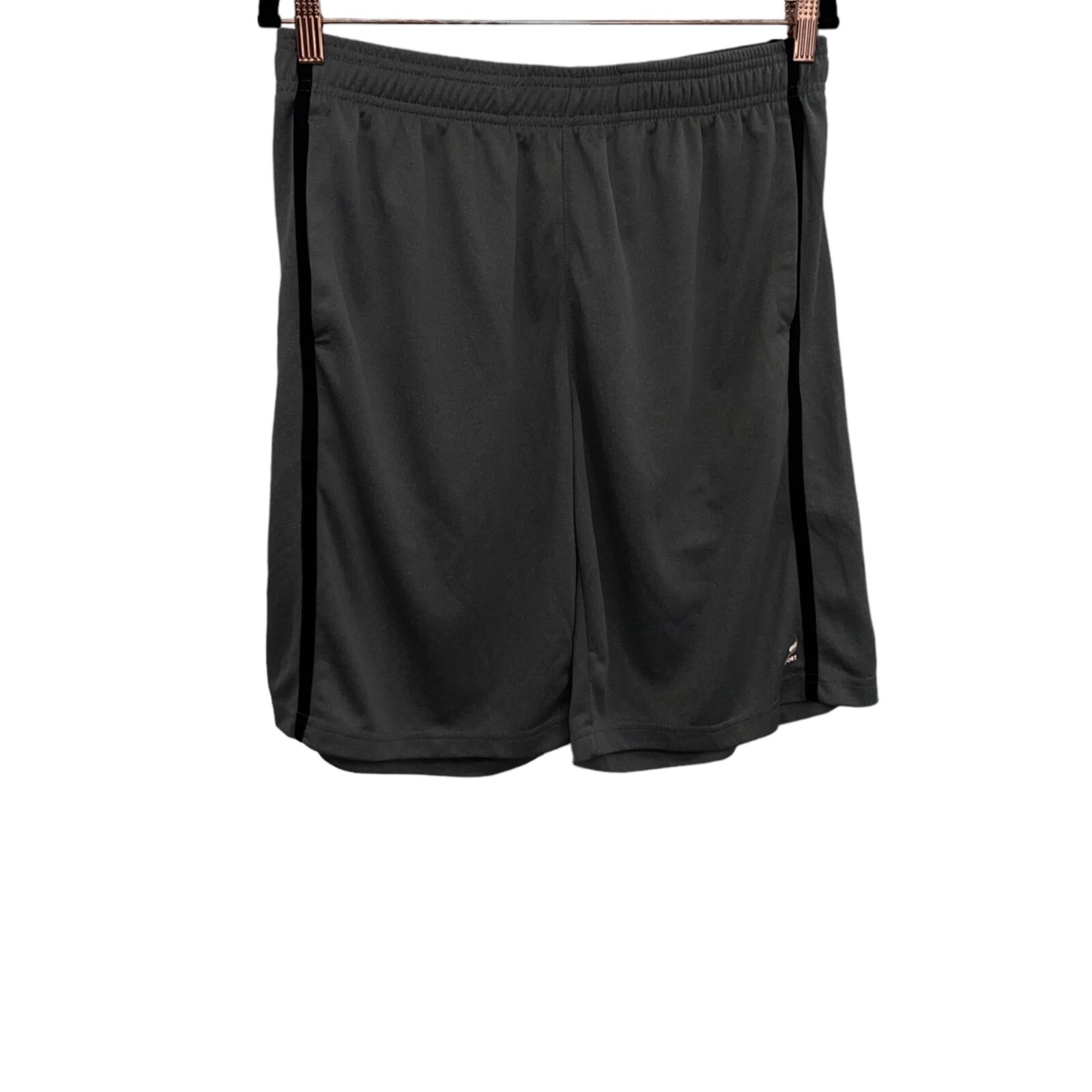 Pantaloncini Fila Medium neri con righe grigie