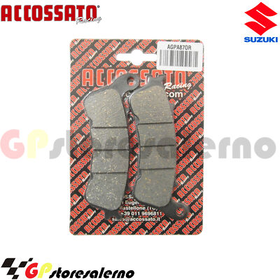 AGPA87OR ORGANIC PADS FRONT RECESSED SUZUKI 150 SIXTEEN 2008
