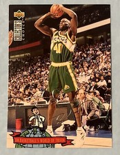 😮 1994-95 Collector's Choice Basketball #404 Shawn Kemp Silver Signature