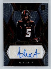 2023 Panini Select Draft Picks #XS-AAU Alex Austin X-Factor Auto Silver Prizm