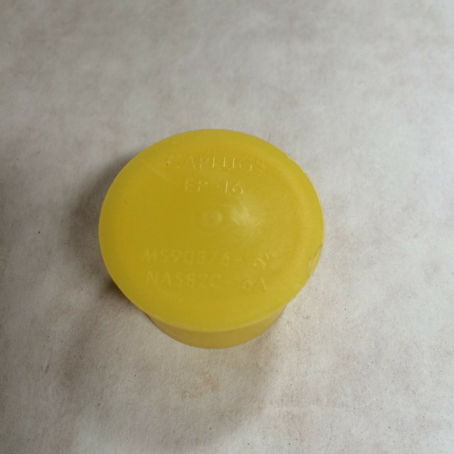 Ms9037616y Caplugs Ep16 Conn Cover Plug Yellow Nas83716 Nas82016a