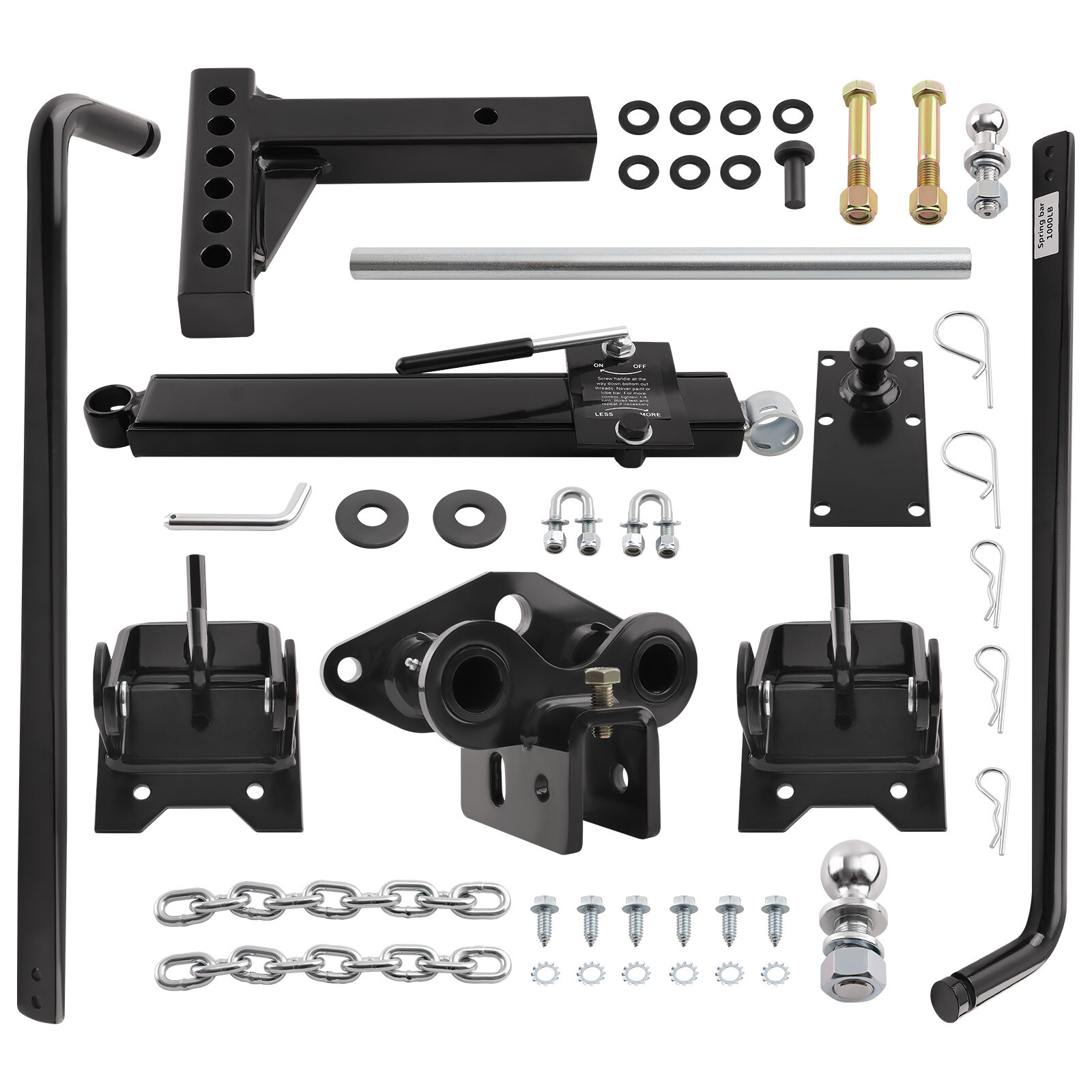 Steel Weight Distribution Equalizer Bar with Sway Control for 2