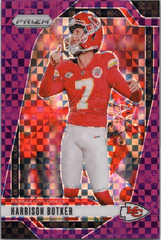 HARRISON BUTKER 2024 PANINI PRIZM NO HUDDLE PURPLE POWER #144 /49 T141