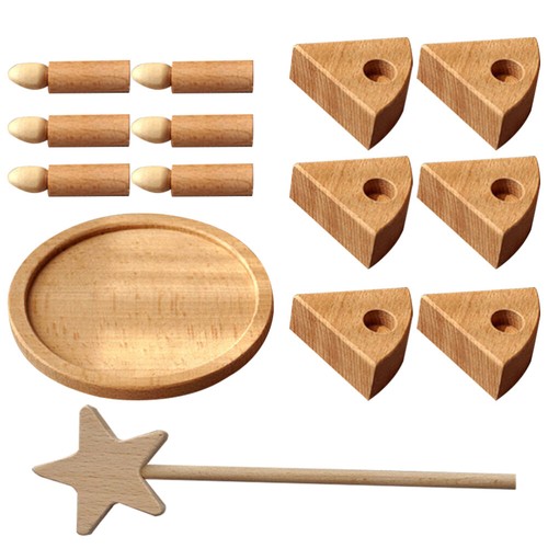 Fairy Stick Decorations Child Pretend Cake for Kids Birthday Toy Toddler Food
