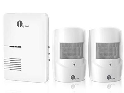 1byone Driveway Alarm, Home Security Alert System with 36 Melodies, 1 Plug-in...