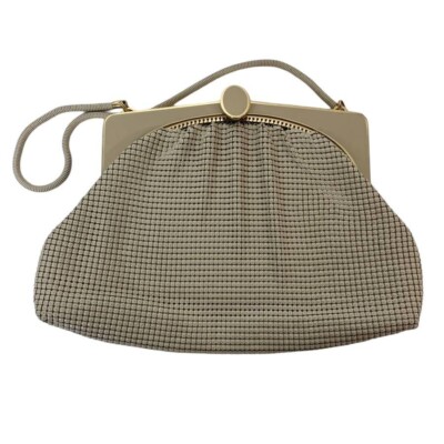 Vintage Glomesh Mesh Evening Handbag With Dust Cover