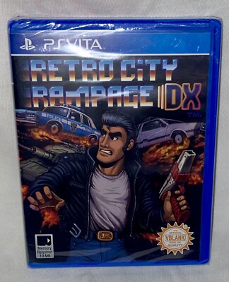 Retro City Rampage DX 2015 NOS Sony PlayStation Vita VBlank