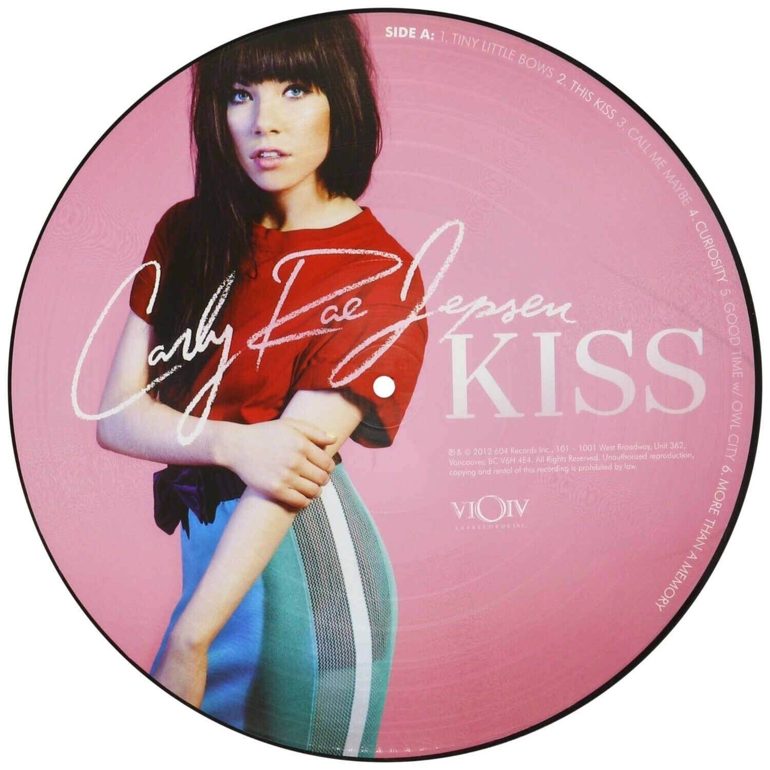 kiss (picture disc) - carly rae jepsen
