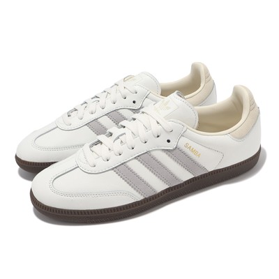 adidas Originals Samba OG White Grey Men Unisex Casual LifeStyle Shoes IH4880