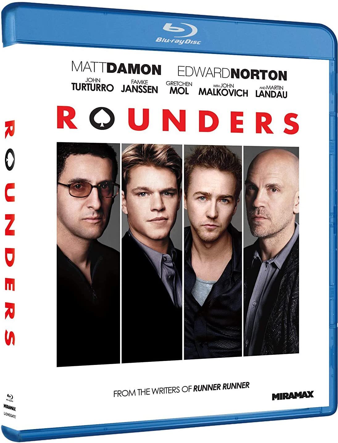 Rounders (Blu-ray) Matt Damon Edward Norton John Turturro Famke Janssen