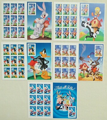 Five Booklets x 10 = 50 of LOONEY TUNES Bugs Bunny Complete