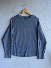 Banana Republic Long Sleeve Pullover Crew Neck Sweater Blue Medium