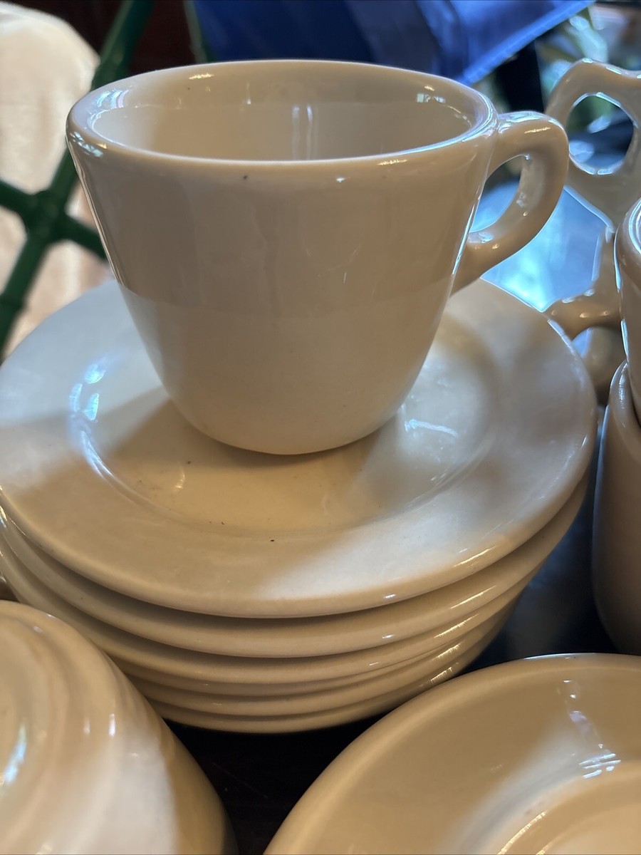 Buffalo China Cafe USA Restaurant Ware Lot 18 Pieces Vintage Buffalo China Cafe USA Restaurant Ware Lot 18 Pieces Vintage