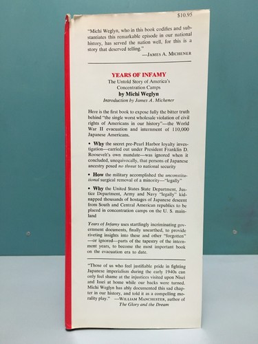 Years of Infamy . . . America's Concentration Camps by Michi Weglyn signed 1976 - Foto 4 di 24