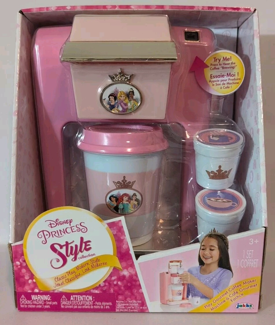 Disney Princess Style Collection  Play Gourmet Coffee Maker 