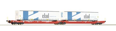 Roco 77386 DB-AG T3000e Container Twin, EKOL Containerladung