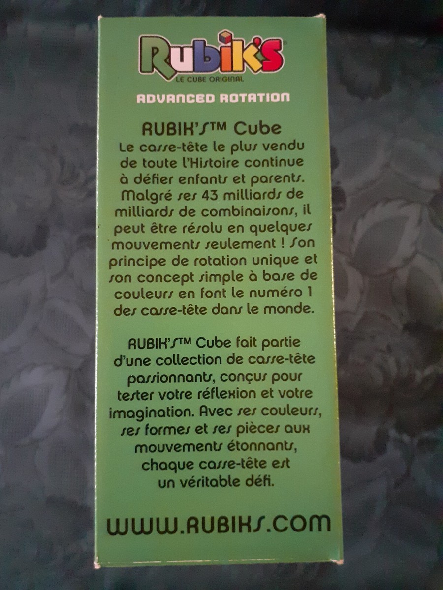 Cube Rubik's 3x3 Original - Référence 0731 - Puzzle Classique Multicolore - Occasion Très Bon état