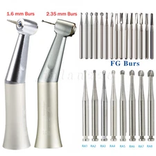 NSK Style Dental Contra Angle Slow Low Speed Handpiece Push Button For RA/FG BUR