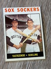 Sox Sockers 1964 Topps Set-Break Carl Yastrzemski Schilling #182 Boston Red Sox