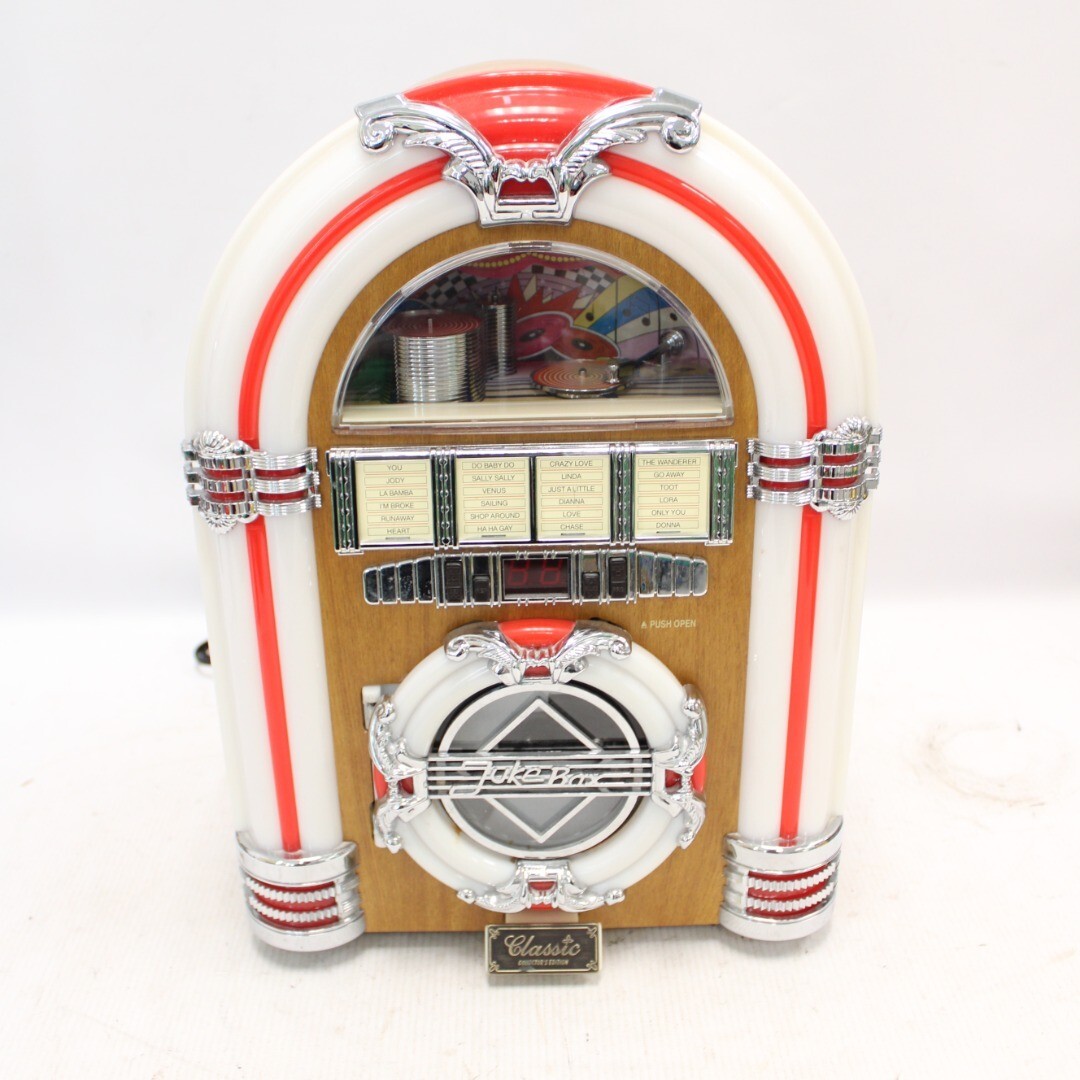 STEEPLETONE LED USB CD Rock Mini Classic Jukebox Style CD Player D37