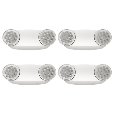 UL List 4 Packs Led Emergency Lighting Fixture with Battery backup Fire Lighting