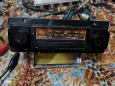 vintage autoradio fm am marca autovox modello 620 completo di carrello