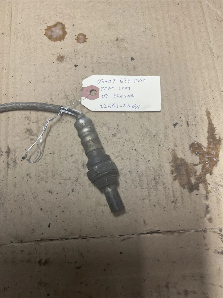 03-07 Infiniti G35 Nissan 350Z задний левый нижний датчик кислорода O2 226A1-AM601 - Изображение 2 из 3