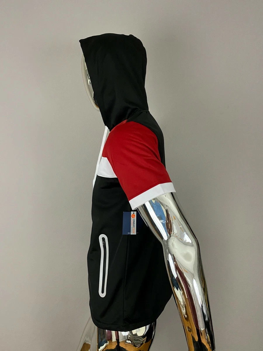 New ELBOW GREASE Athletics Black Zippered Hoodie Size S