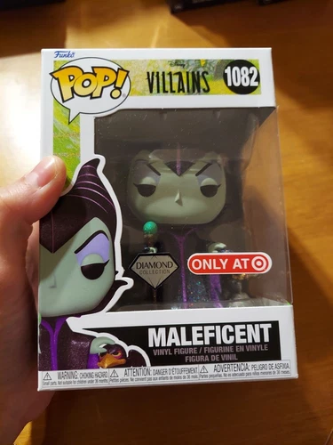 Funko Pop Disney Villains Maleficent # 1082 Diamond Collection Target READ