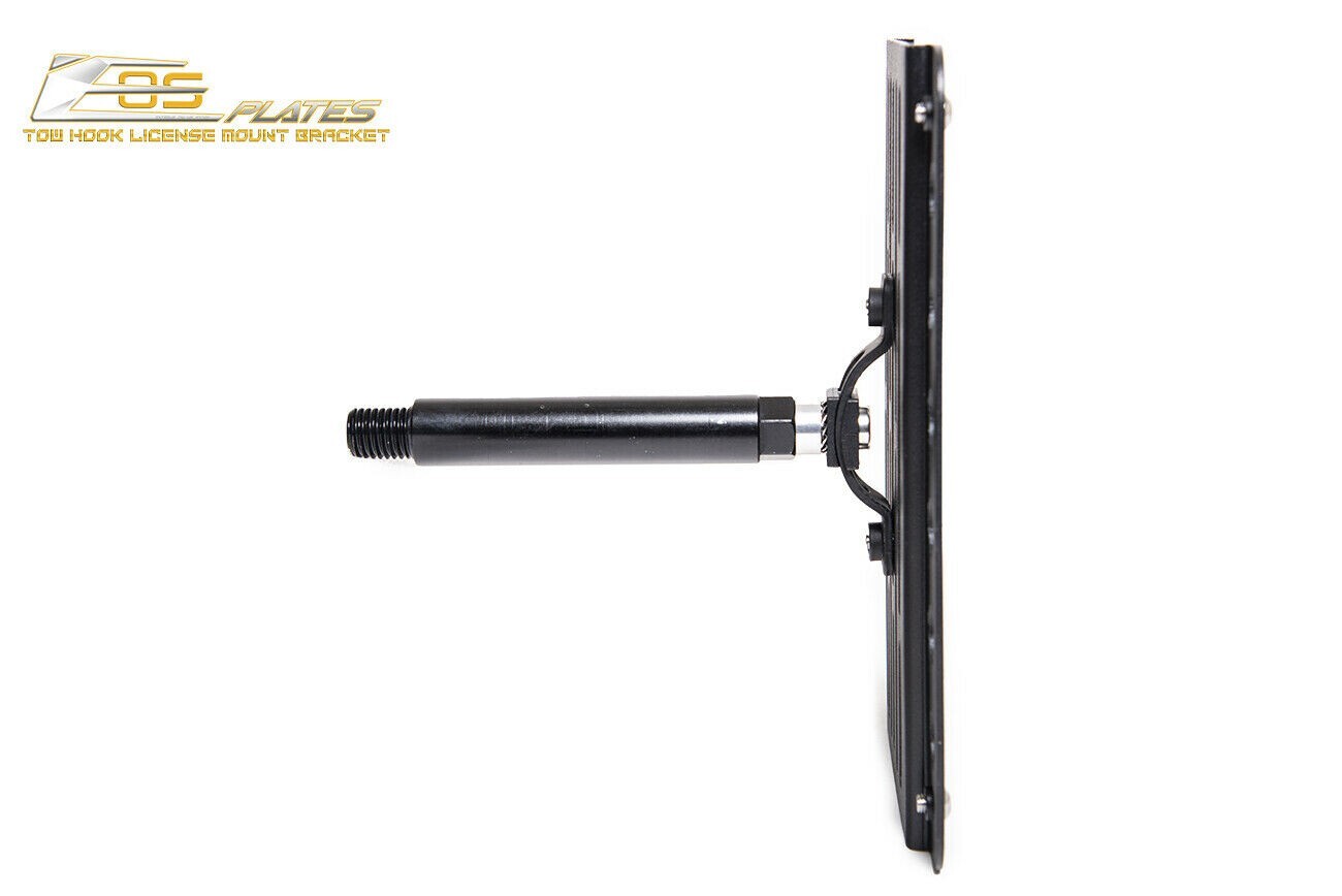 Fit 08-19 Maserati Gran Turismo Front Tow Hook Mount License Relocator Bracket