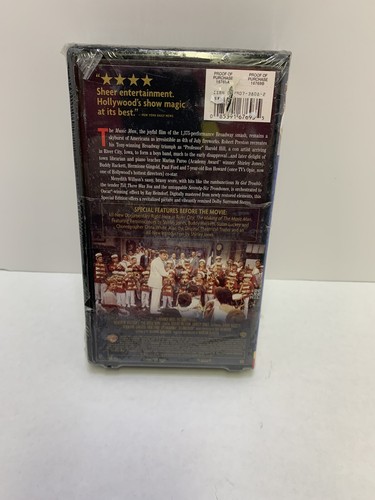 The Music Man- (VHS, 1962) Warner Home Video. Brand New Factory Sealed - Picture 3 of 6