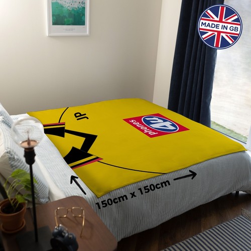 The Hornets Retro 1999 Home Football Shirt Personalised Fleece Blanket - Picture 3 of 7