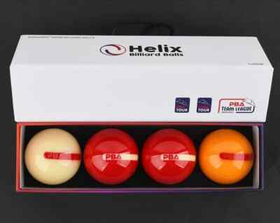 Helix Korea Pro PBA Exclusive Official Billiards 4-Ball Red Set 65.5mm