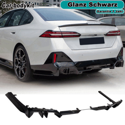 Gloss Black Rear Diffuser For BMW 5 SERIES I5 G60 24UP Diffuser Rear Bumper Spoiler