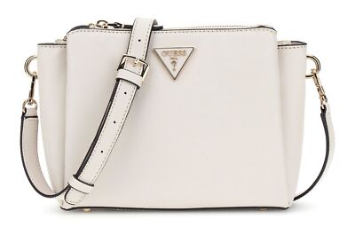 GUESS Noelle II Tri Comp Crossbody Bag Umhängetasche Schultertasche Bone beige