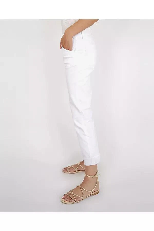 Parche de moda PAIGE Brigitte para mujer - Jeans blancos nítidos talla 34 Foto 4 de 4