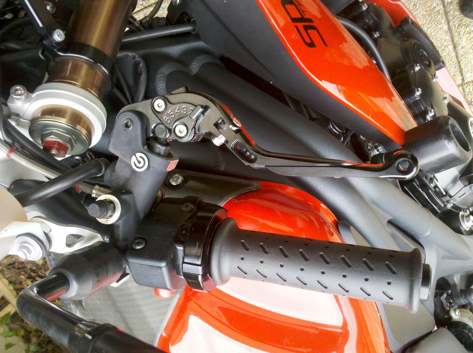 Levier embrayage Triumph Street Triple pour pilotage piste et road