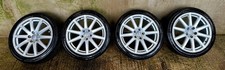Genuine Audi TT 8J MK2 18 Inch Speed Line Alloy Wheels & Tyre Set 9J ET52
