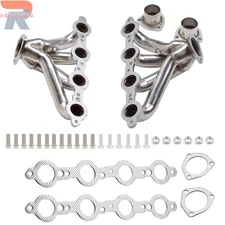 For Chevy LS1 LSX SWAP 350 Eng Shorty Stainless Block Hugger Manifold Header