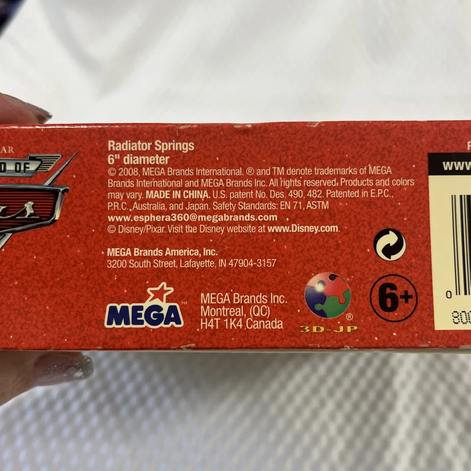 Mega "Esphera 360" Disney Pixar Cars 2008 6"" diámetro 3D rompecabezas bola Foto 4 de 4