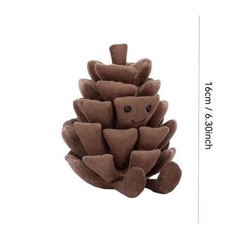 Jelly-cat Amuseables Woodland Plush Pine Cone Doll Stuffed Plant Toy Kids Gift - Picture 2 of 4