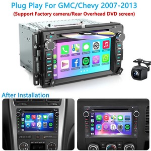 Radio Auto Stéréo DVD CD Joueur pour GMC Chevy Silverado Suburban Tahoe 2007-2013