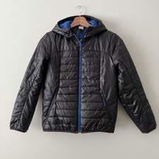 Decathlon Decathlon Kids Puffer Jacket Size 12 Black Full Zip Hooded