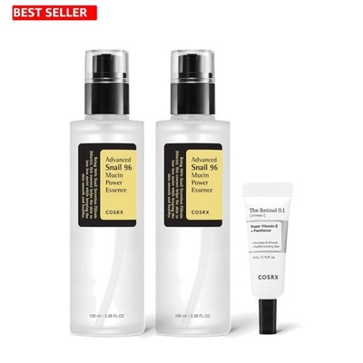 Fragrance-Free Hydrating Set: Snail 96% Mucin Essence & Retinol Sample Cream
