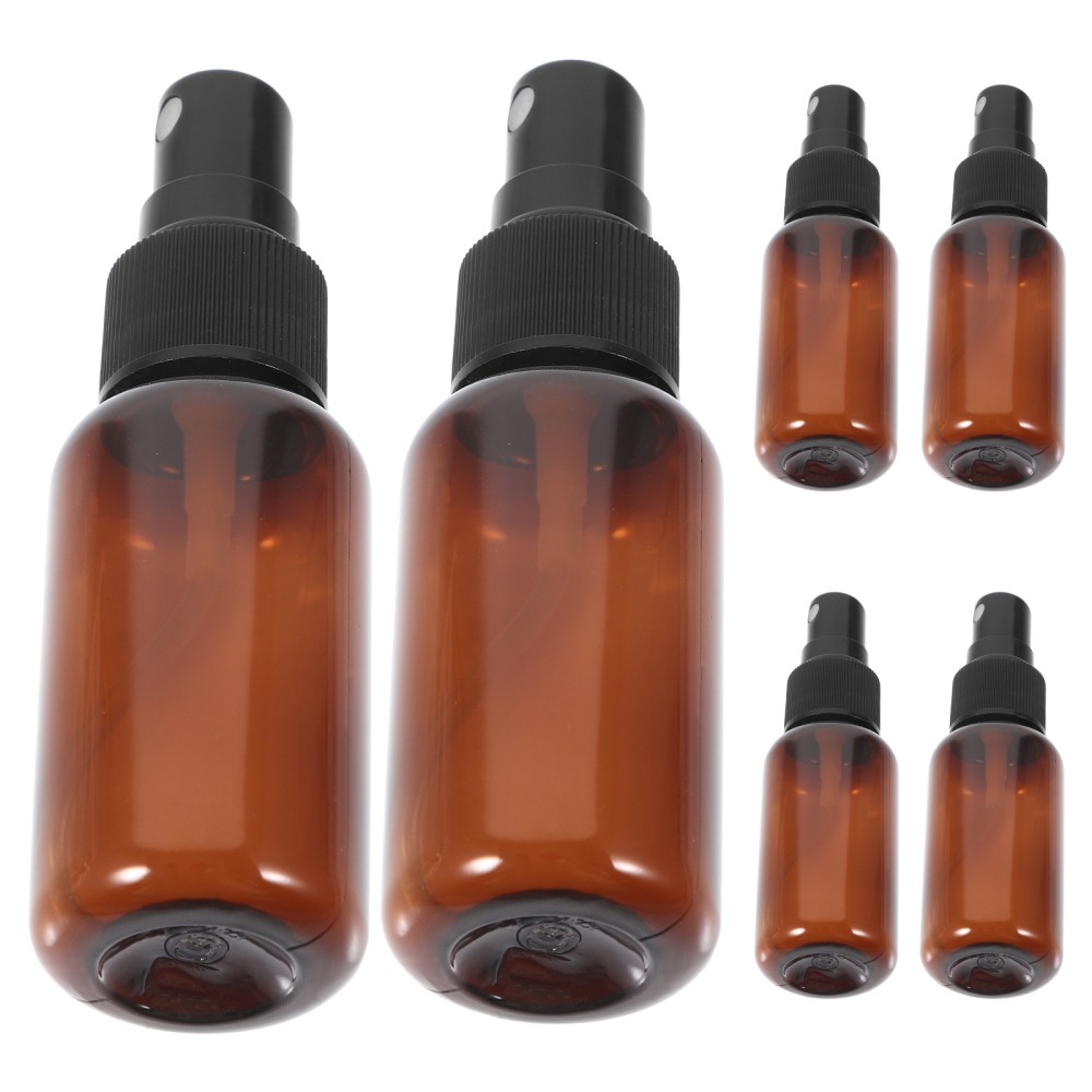6 Pcs Travel-Sized Essential Oil Lotion Bottles with Spray