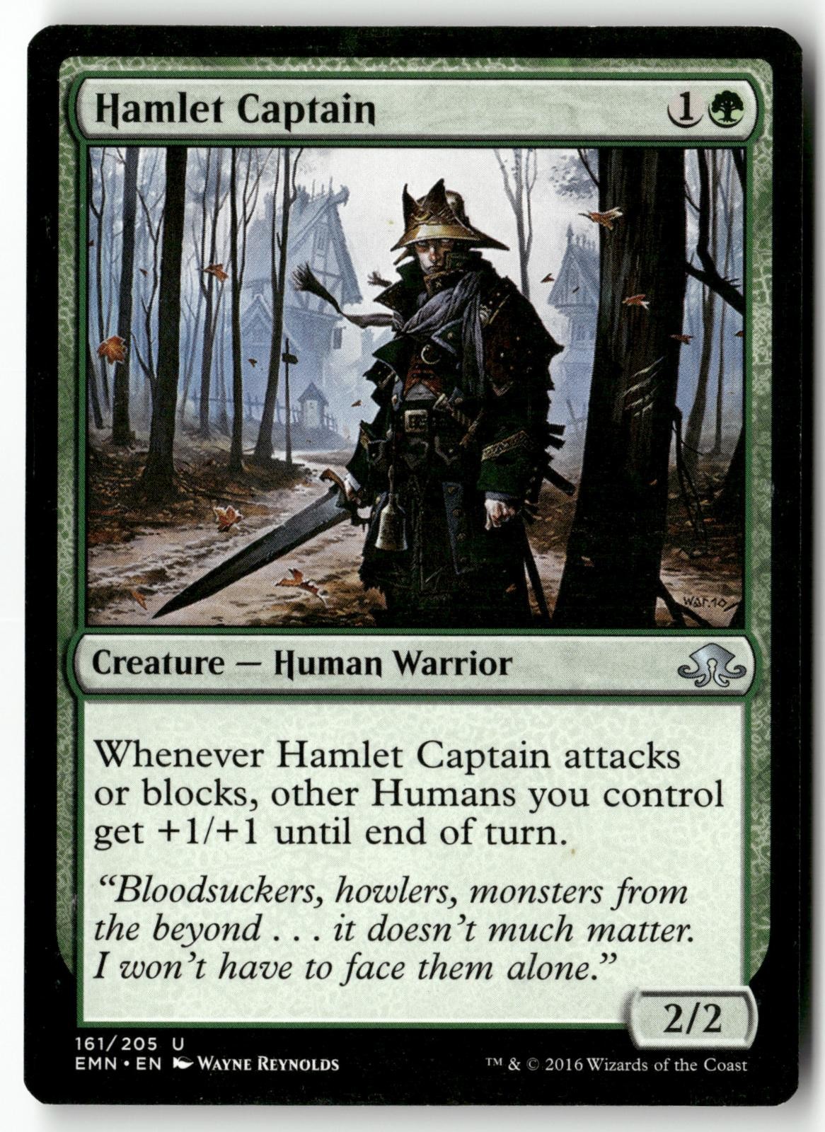 Hamlet Captain 161 Magic: The Gathering Eldritch Moon 2016