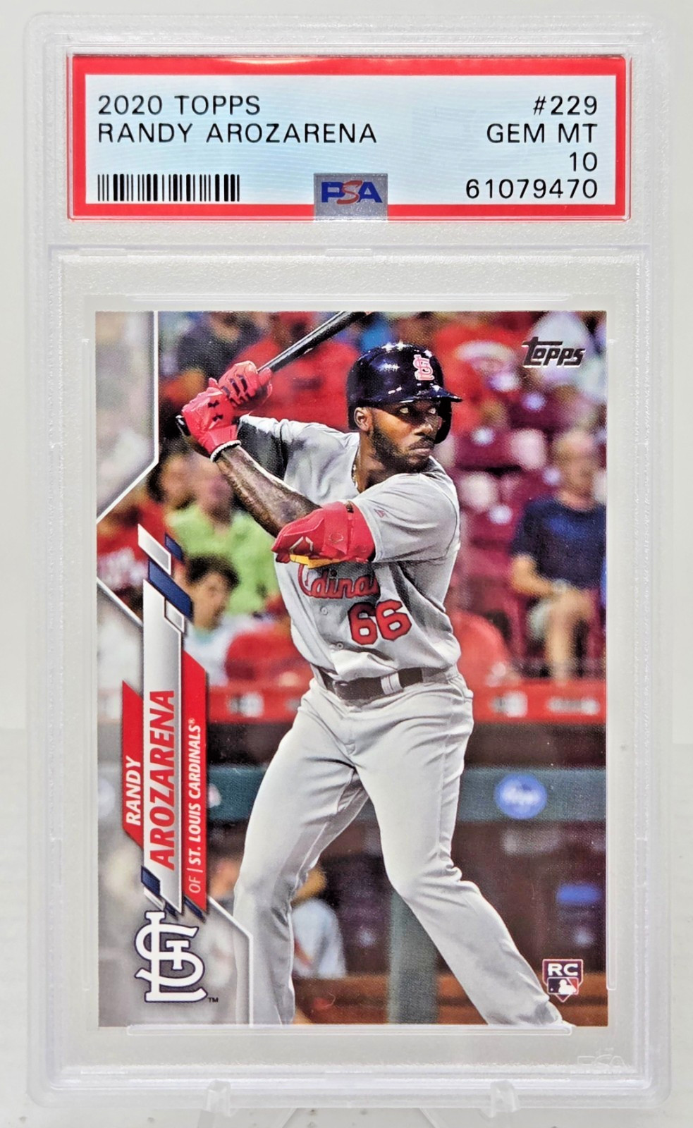 2020 Topps RANDY AROZARENA RC Rookie Baseball Card PSA 10 GEM MINT