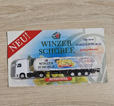 Winzer Schorle Augusta Werbetruck Sammelmodell LKW "Winzer Schorle"