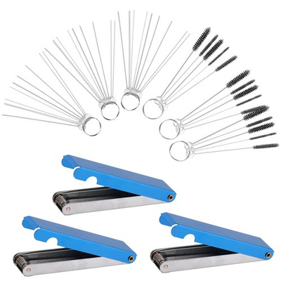 #ad #ad Carburetor Cleaning Kit Torch Tip Cleaner Set 39 Wires 30 Needles 15 Carb Je... $7.46