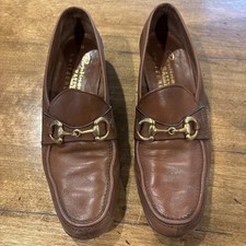 Bally Continental Switzerland Riva Mens Size 6.5 D Brown/Tan  Gently Used.